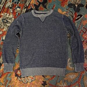 Cat & Jack Heathered Navy Crewneck Sweater